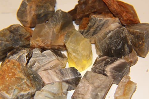 1100ct (1/2lb) MOONSTONE Natural Rough Mine Run Stone of Inner Growth &amp; Strength