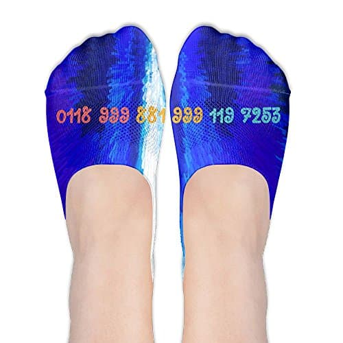 Crowd Emergency Services Number 3D Print Casual Low Cut Thin Loafers Non Slip Boat Shoes Liners