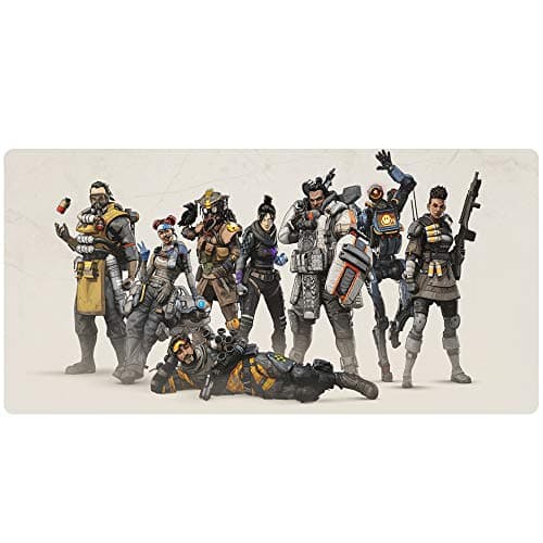 TEMOR Professional Gaming Mouse Pad, Custom Design Stitched Edges Waterproof Non-Slip Rubber Base Mousepad Great for Laptop, Computer & PC (90x40 duoren032)