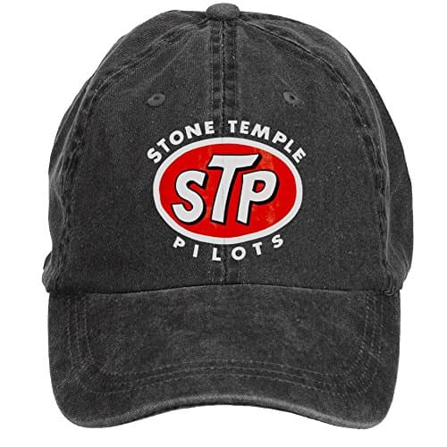 LongDaCo STP Stone Temple Pilots Classic Baseball Cap with Adjustable Hat Men Black