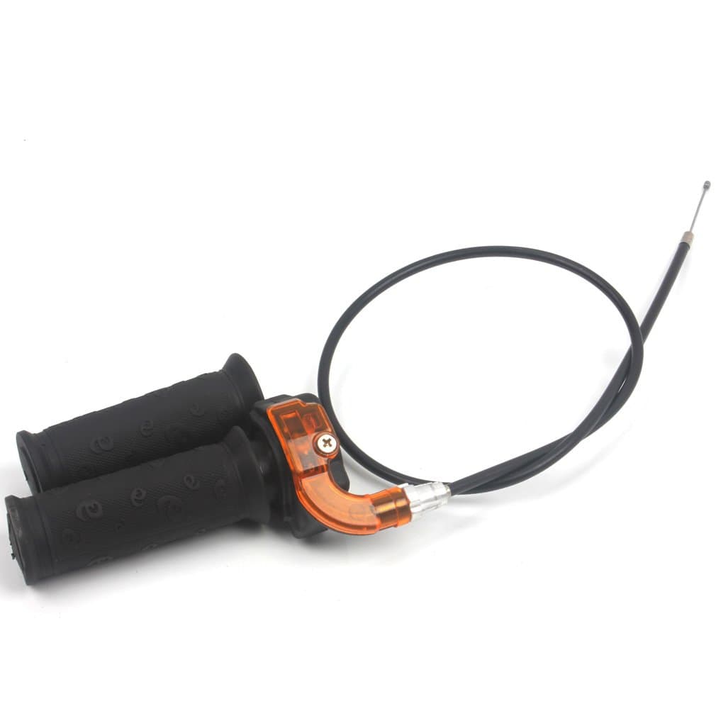WEIYINGSI 22mm (7/8") Handle Grip Throttle Clamp Throttle cable 49cc Pocket Bike Mini Moto Quads