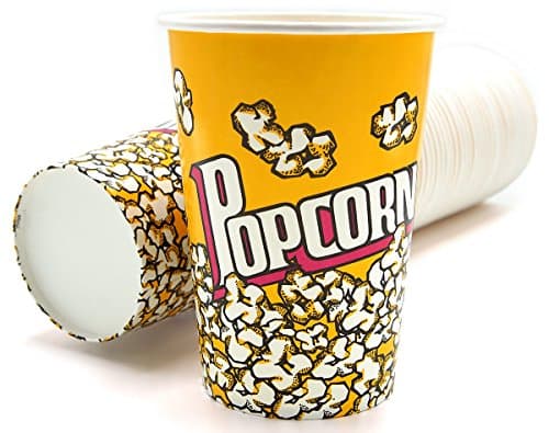 Carnival King 46 oz. Popcorn Cup, Pack of 40 cups