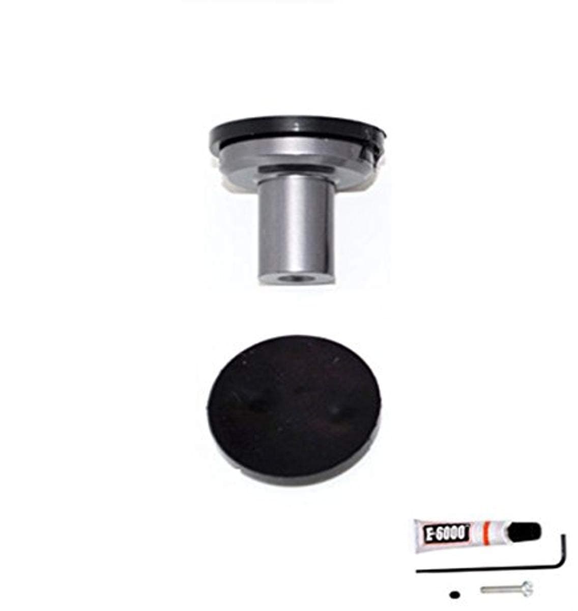 Cameleon Hardware GK1-Gray 1-Pack Cabinet Knob Kit, Gray