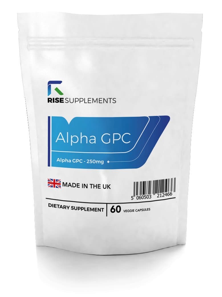 Alpha GPC 250mg Capsules | Improve Memory & Concentration | 60 Vegetarian Capsules | 1-2 Month Supply | Made in The UK in ISO Licensed Facilities | Money Back Guarantee