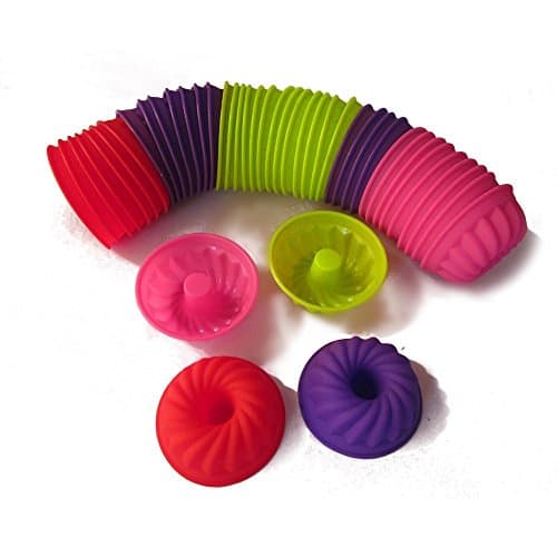 PIAGO 1 Pcs Big Kugelhopf Silicone Baking Molds Cake Baking Mould Cake Bread Loaf Pans