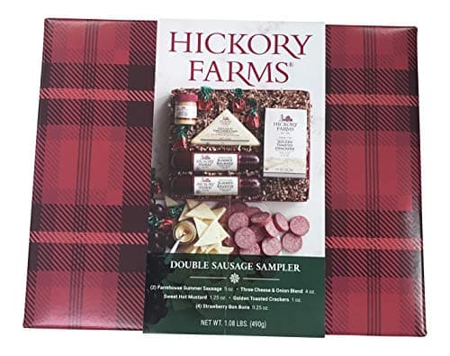 Hickory Farms Double Sausage and Cheese Sampler Gift Set (1.07 Lbs)
