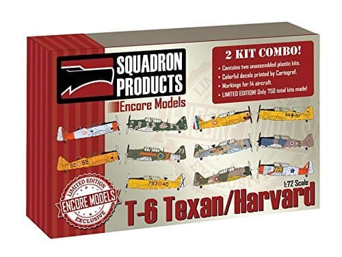 Encore Models72105 T-6 Texan/Harvard 2 Kit Combo 1/72 Scale