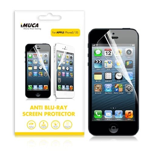 IMUCA Anti Blue Light Anti Fingerprint Screen Protector for iPhone 5/5S