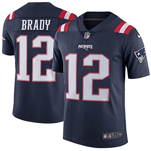 12 Tom Brady Jersey Men Navy Color Rush Limited Size 56