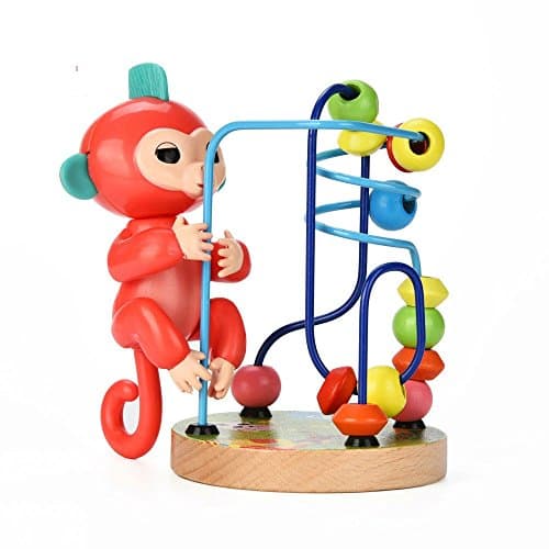 Baby Finger Toy Monkey Playset, Monkey Jungle Gym Interactive Monkey Climbing Stand (O)