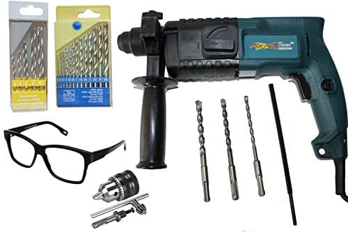 Digital Craft Tiger 220V 20mm Rotary Hammer Drill Machine – Powerful Electric Hammer Drill for Concrete, Masonry & Wood, Heavy-Duty Combo Set