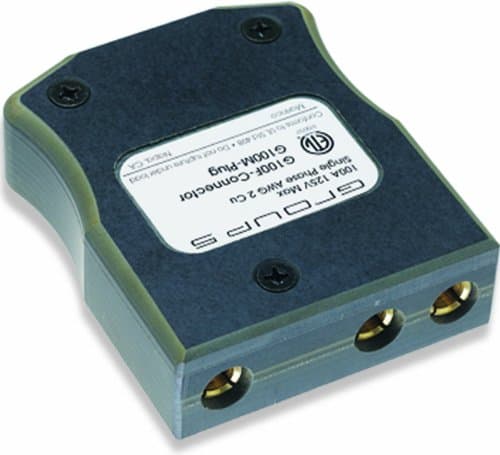 Marinco G100F Group5 Inline Stage Pin, 100 Amp, 125 Volt, Female