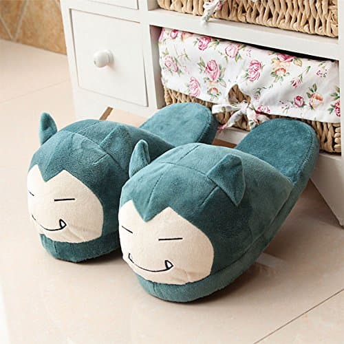 Pokemon Snorlax Plush Slippers