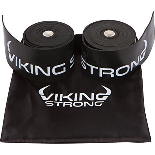 Viking StrongFloss Bands for Muscle Compression, Flossing, Mobility &amp; Recovery - 2 Pack w/Case,, Free eGuide Improve Muscle Movement, Circulation, Muscle Compression &amp; Soreness