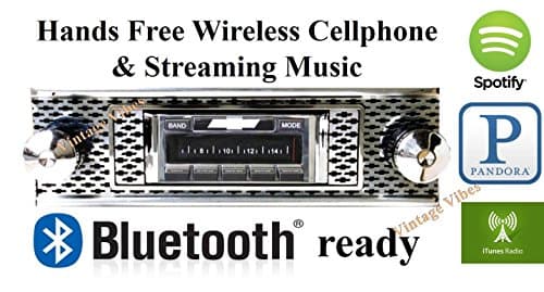 Bluetooth Enabled 1955 Bel Air, Nomad USA-630 II High Power 300 watt AM FM Car Stereo/Radio