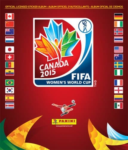 Panini CANADA 2015 Women's World cup complete 478 stickers collection + album