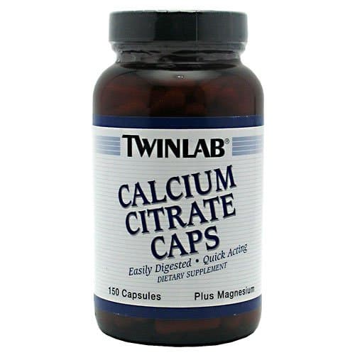 TWINLAB CALCIUM CITRATE+MAGNESIUM, 150 CAP