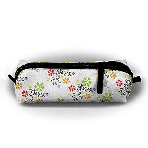 Colourful Lace Pencil Bag Pen Case Multi-Functional Felt Pouch Zipper Bag Coin Purse For Pens Pencils Highlighters Gel Pen And Other School Supplies