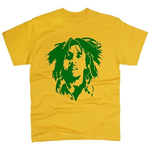 Bob Marley T-Shirt Men Regular Fit Cotton