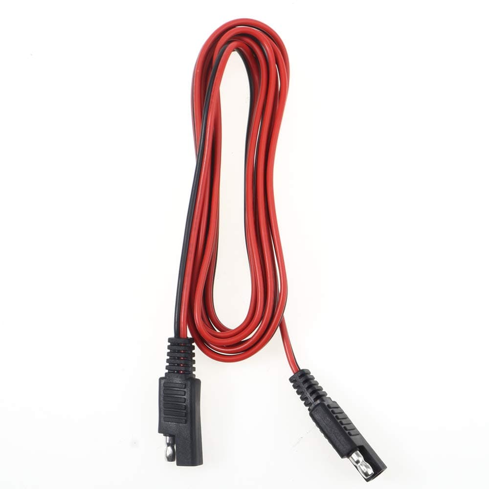 SAE to SAE Extension Cable 2 pin Quick Disconnect Extension Cable with Dust Cover (1m)