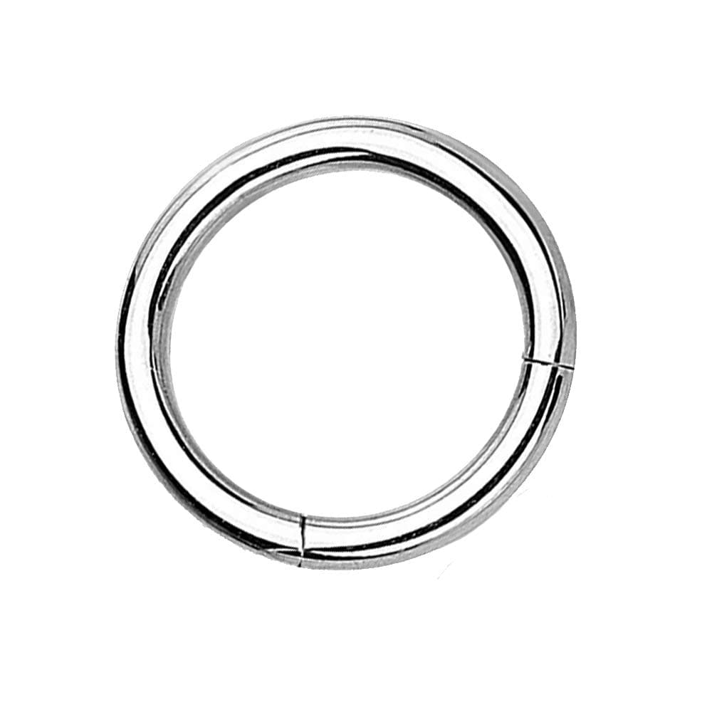 eeddoo Piercing-Ring hinged I 152 Rings Colors/Sizes I Segment-Ring for Septum, Nose, Ear, Helix, Lip, Tragus with Click-Lock - Stainless Steel