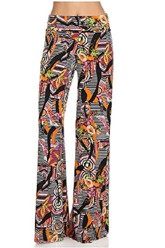 Summer Floral Abstract Palazzo Print