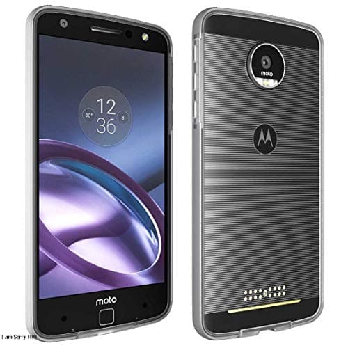 Moto Z Play Bumper Case, Rome Tech OEM Phone Case - Motorola Moto Mods Compatible - Ultra Slim Shell with Protective Shockproof Design for Motorola Moto Z Play - Clear