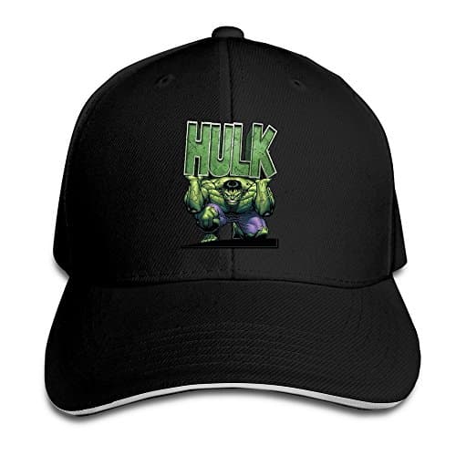 Sunny Fish6hh Unisex Adjustable Hulk Baseball Caps Hat One Size Black