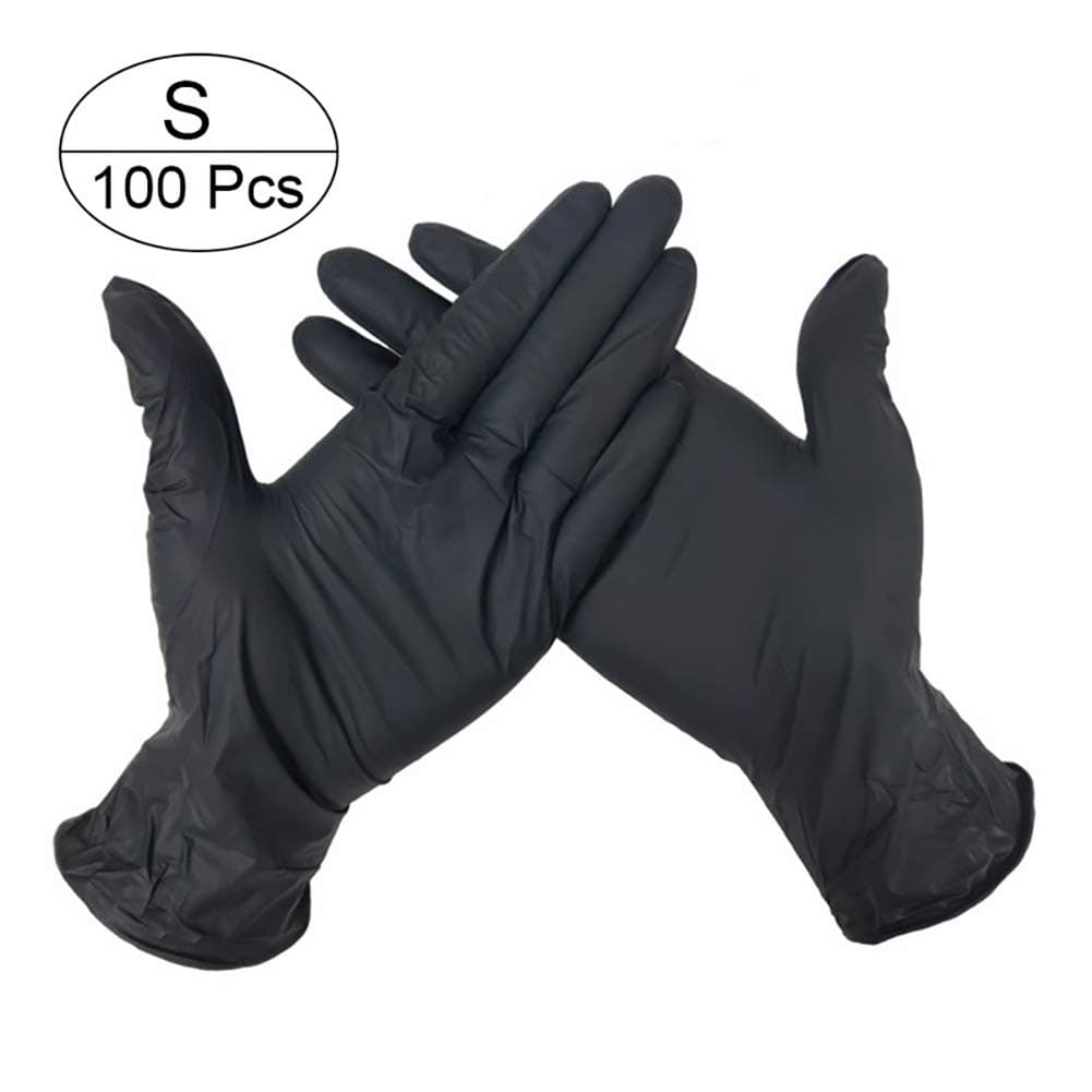Disposable Gloves,100 Pcs Nitrile Gloves for Kitchen Cooking Cleaning Safety Food Handling,Non-Sterile, Powder Free, Smooth Touch, Food Service Grade, Small Size