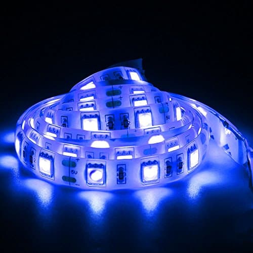 Aufitker LED USB TV Backlight Light Kit,SMD 5050 Waterproof Computer LED Bias Light Strip Mini Kit (40 Inch Blue)