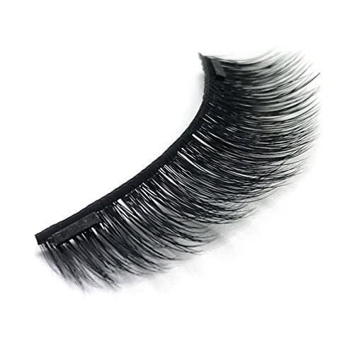 100% Mink Double Magnetic Eyelashes with Two Magnets, Reusable 3D False Eyelashes, 4 Pieces – Uptown Lashes (Diva Lash)