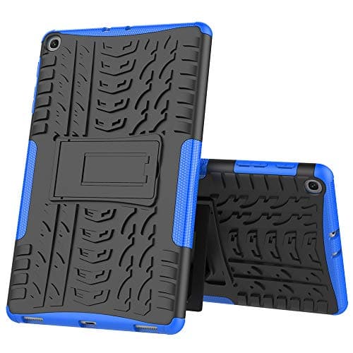 GH GHawk G-hawk Shock Proof Dual Layer Hybrid Armour for Samsung Galaxy Tab A 10.1 2019 T515,[Heavy Duty Protection] [Dual Layer] Hard Silicone Skin Hybrid KickStand Case Cover