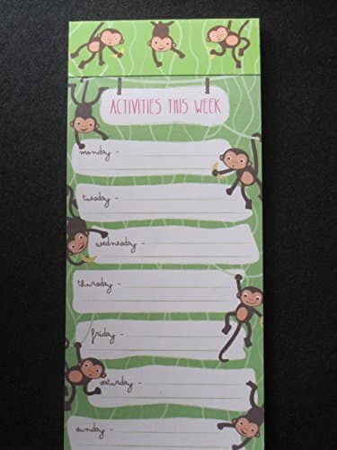 Activities &amp; Plans This Week - Quality Magnetic Notepad - 100 Sheets Per Pad - Size 230mm X 102mm