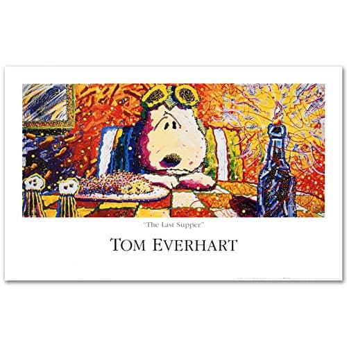 Tom Everhart"Last Supper" PEANUTS Fine Art Poster