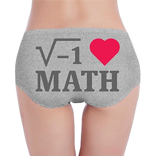 I Love Math Cool Women's Low-Rise Soft Hipster