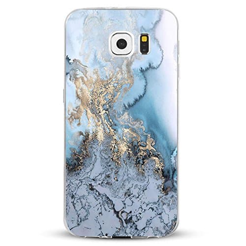 Golbsky Samsung Galaxy S6 Edge Plus Case Clear Soft TPU Fashionable Print Back Cover (6)