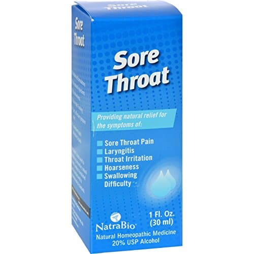 2Pack! NatraBio Sore Throat - 1 fl oz