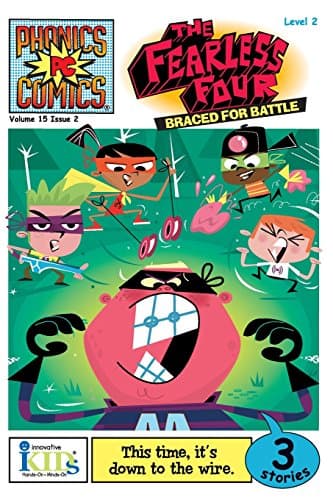 Phonics Comics: The Fearless Four: Braced for Battle - Issue 2 Level 2