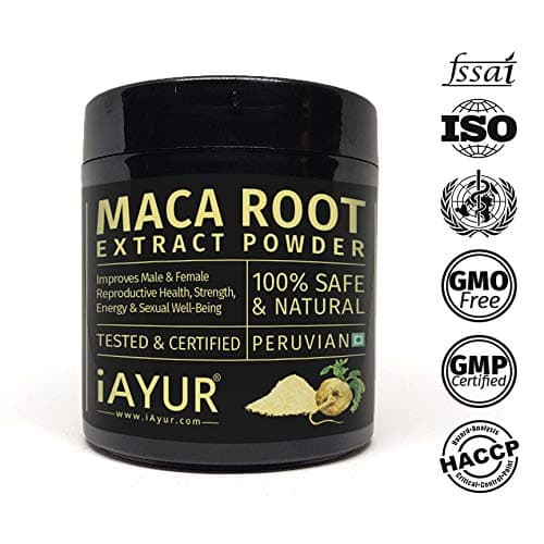iAYUR Maca Root Extract Powder 200 Gms | Tested & Certified 100% Potent, Natural, Pure & Safe - Peruvian Origin