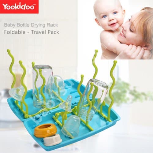 Baby Bottle Drying Rack Portable Vertical Dryer Cup Bottle Holder Foldable