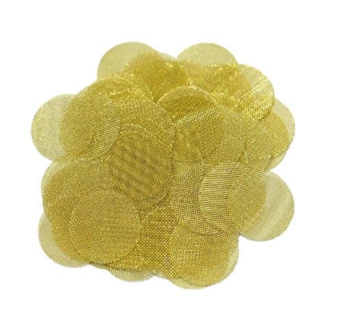 SKEMIX 100pcs Brass Pipe Screen 0.75'' (3/4'') Brass Pipe Screen Filters