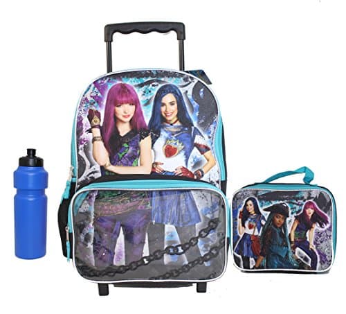 Disney Descendants Rolling Backpack with Lunch Case