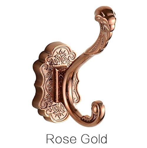 Phoenix Shape Design Wall Mount Towel Hanger Hooks (ROSE GOLD)