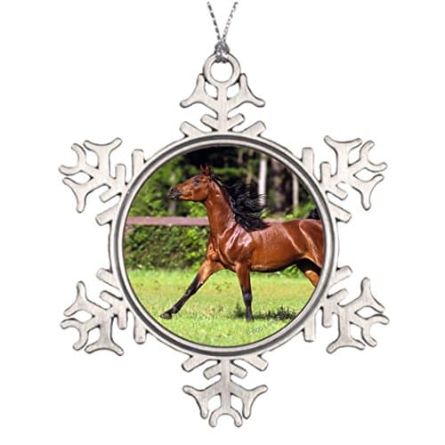 Arab Tree Branch Decoration Bob Langrish Custom Snowflake Ornaments Photo Equestrian