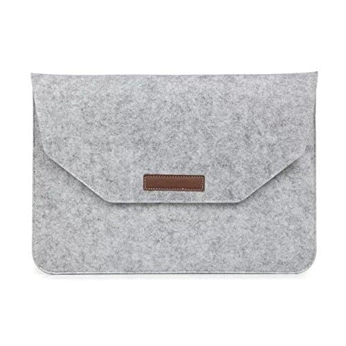 Vasileios 15 inch Felt Case for MacBook Pro Retina Case Sleeve Cover Bag (15, Grey)