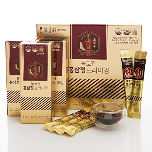 Korean Red Ginseng Extract Individual Package 10ml x 30pcs / 10oz (1 Carton)
