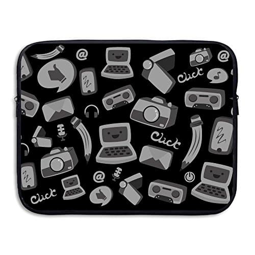 Drop-proof Laptop Sleeves Water Resistant Computer Protective Bags Lovely Icon Pattern Notebook Liner Package Tablet Case For MacBook Air Pro Ultrabook Dell Samsung 15 Inch