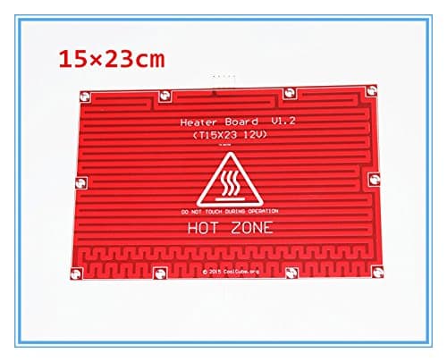 Topsame 1pc Hot Bed Heat Plate Makerbot 3D Printer Kit Reprap Mendel 3D Printer 12V/24V Hot Bed Heat Plate Heat Bed PCB 150230