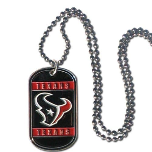 NFL Houston Texans Dog Tag Necklace
