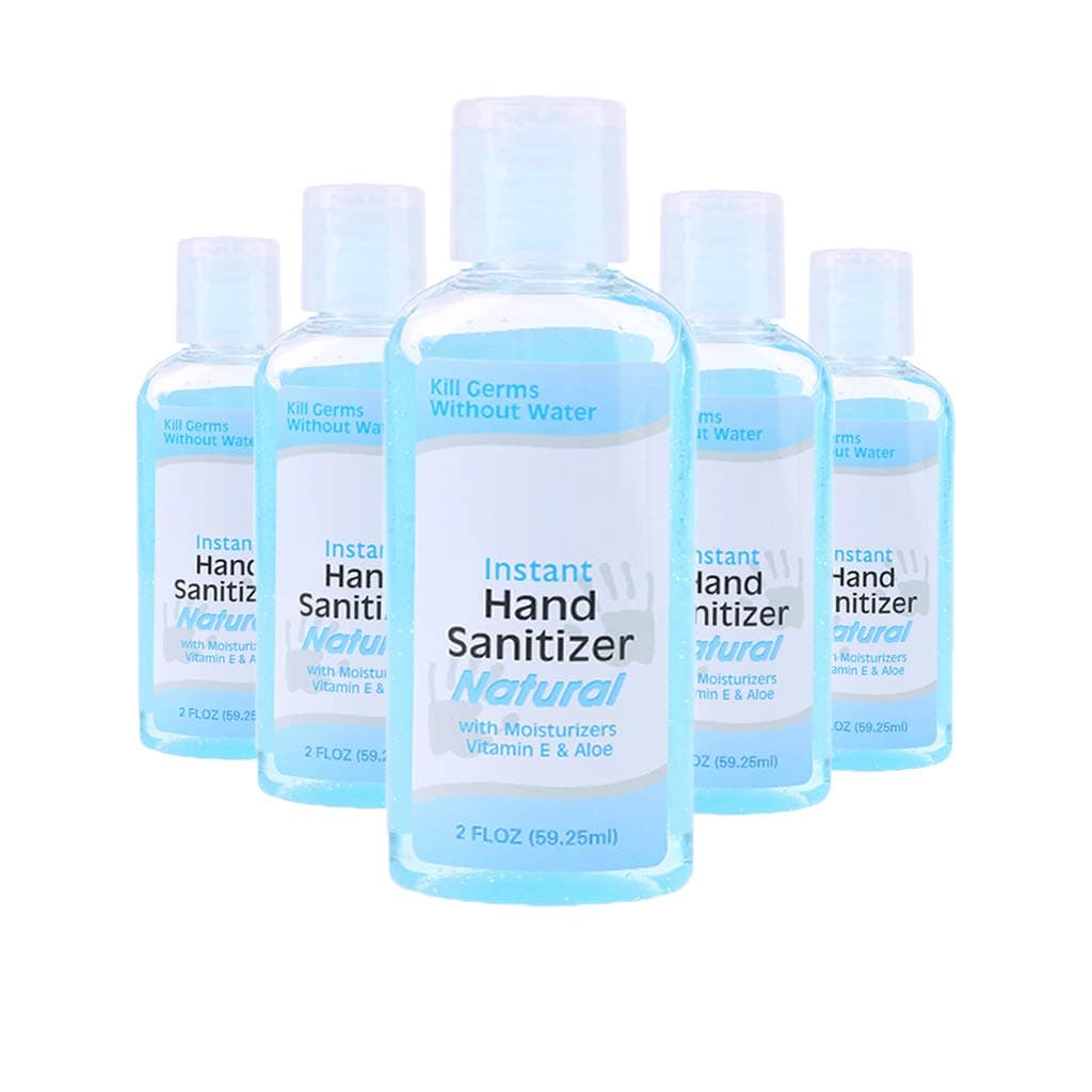 Annark 5pack Hand Sanitizer Travel Pack Bulk,Pocket Size Bulk, 50ml / 2 Fl Oz